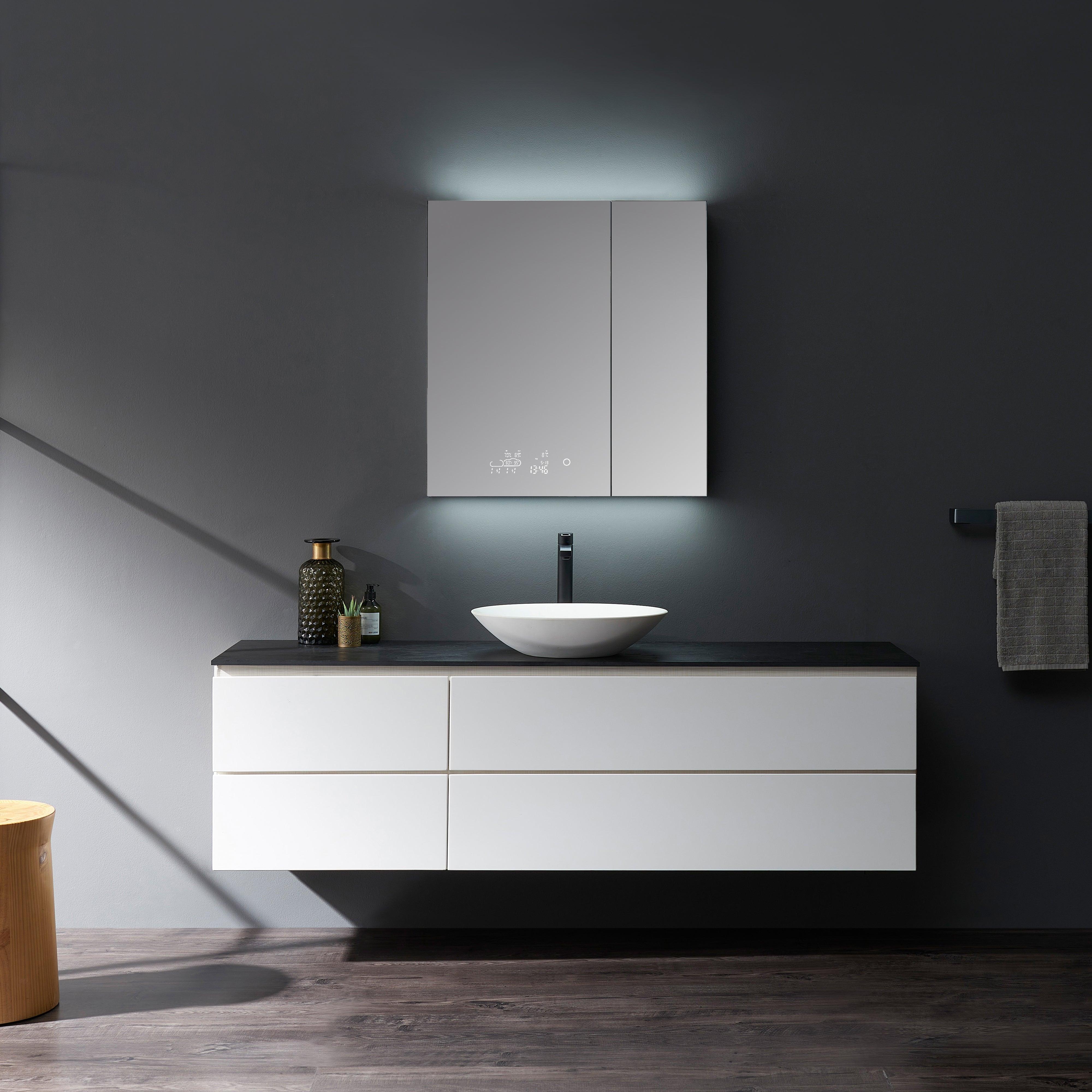 Savera LED Medicine Cabinet w/ Defogger in 8 Sizes