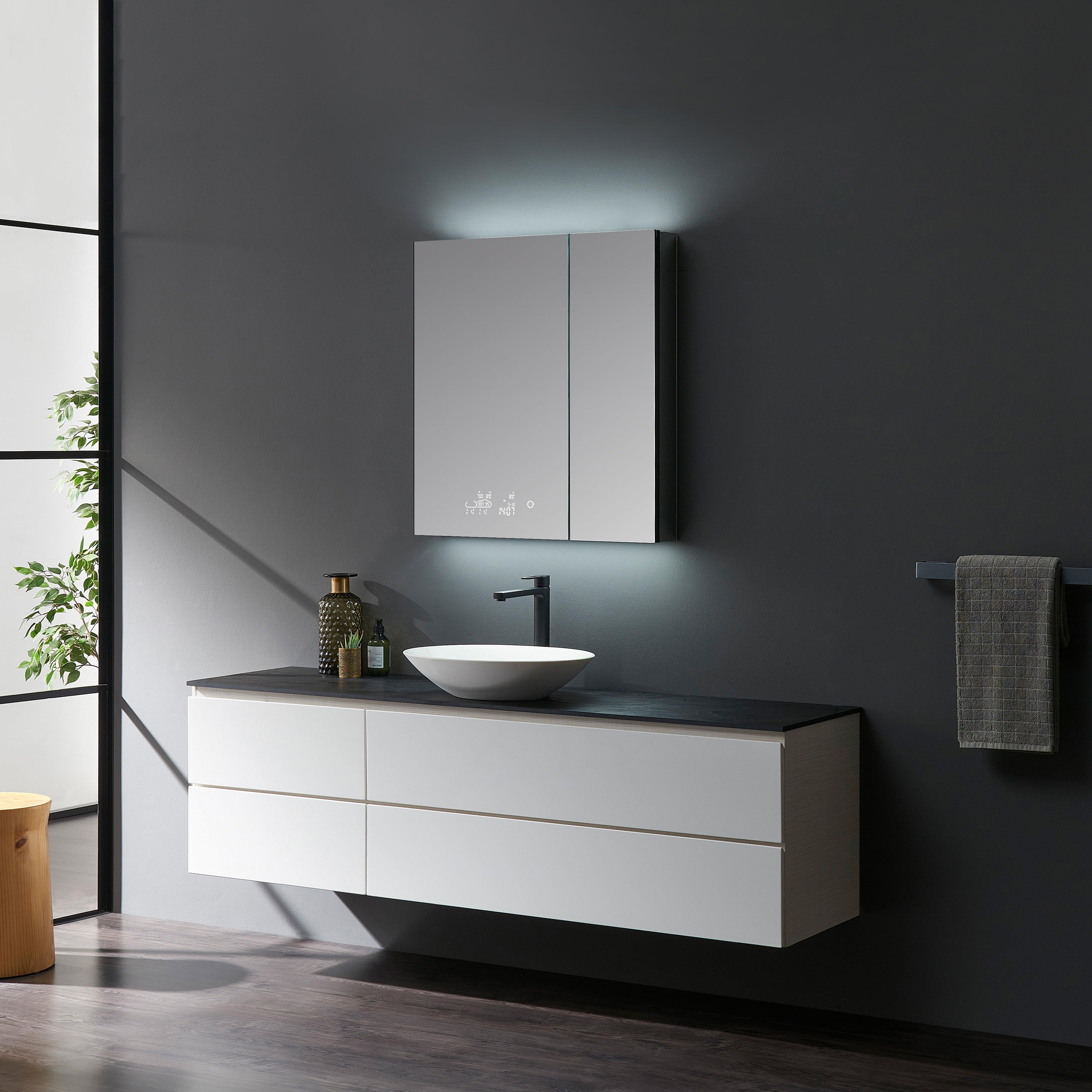 Savera LED Medicine Cabinet w/ Defogger in 8 Sizes