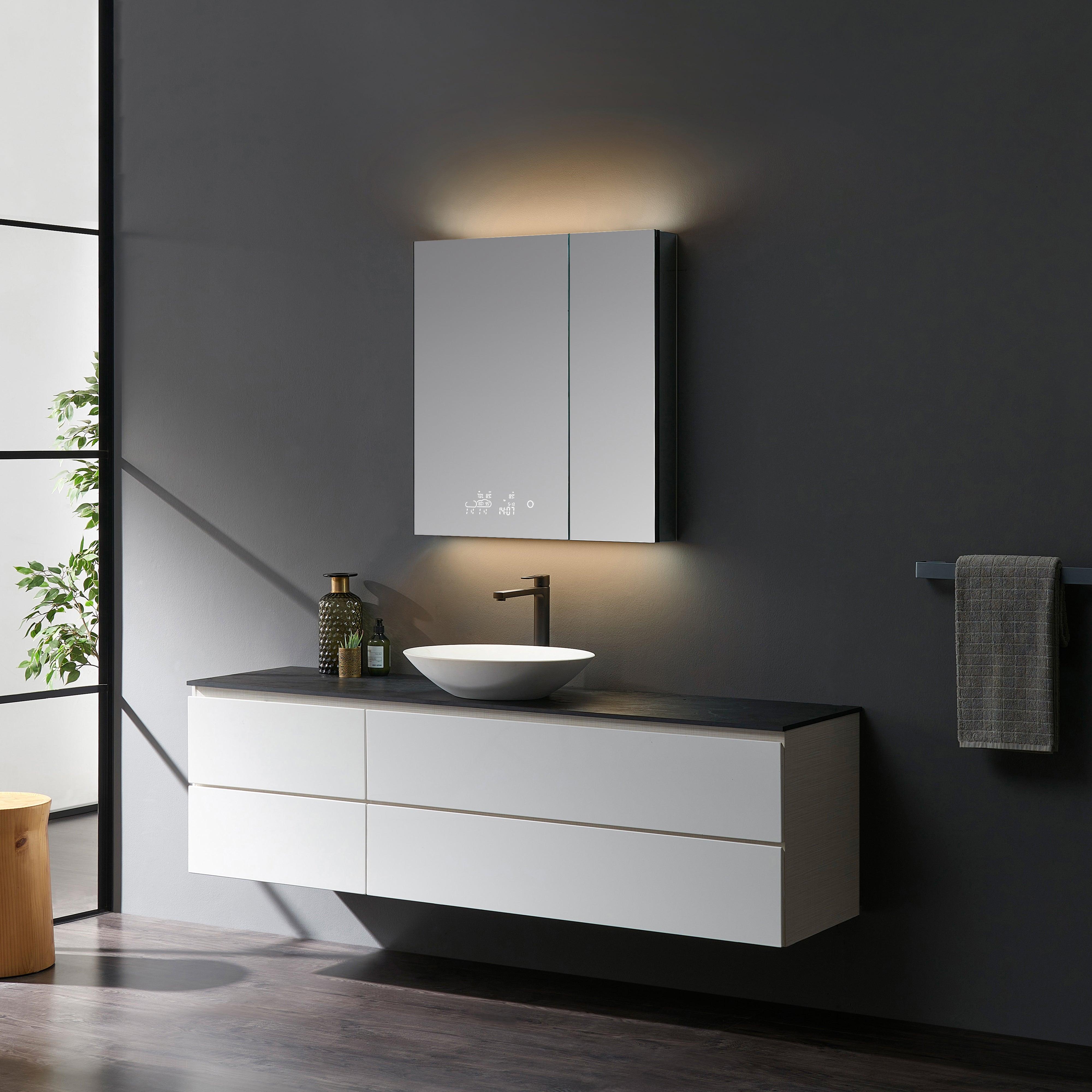 Savera LED Medicine Cabinet w/ Defogger in 8 Sizes