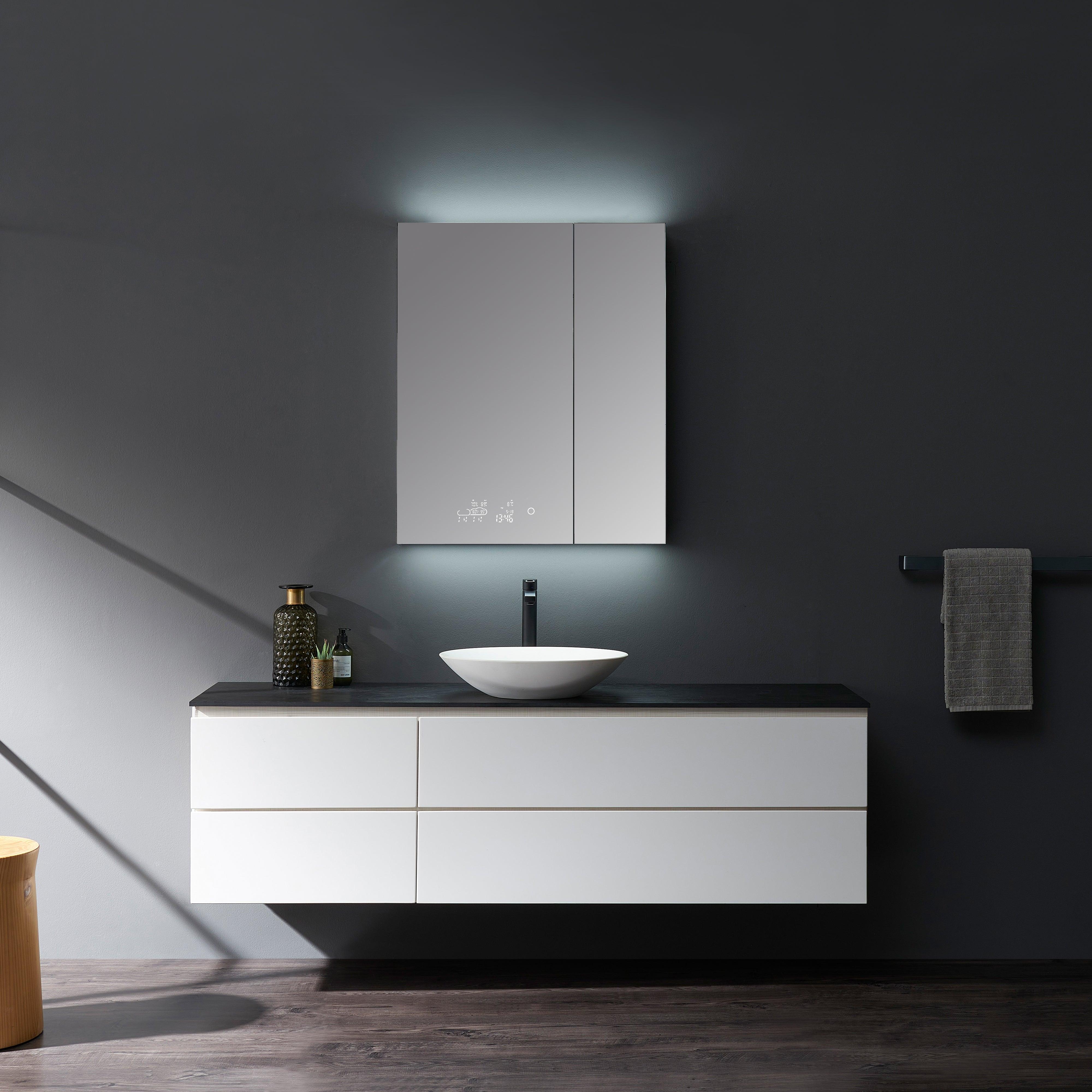 Savera LED Medicine Cabinet w/ Defogger in 8 Sizes