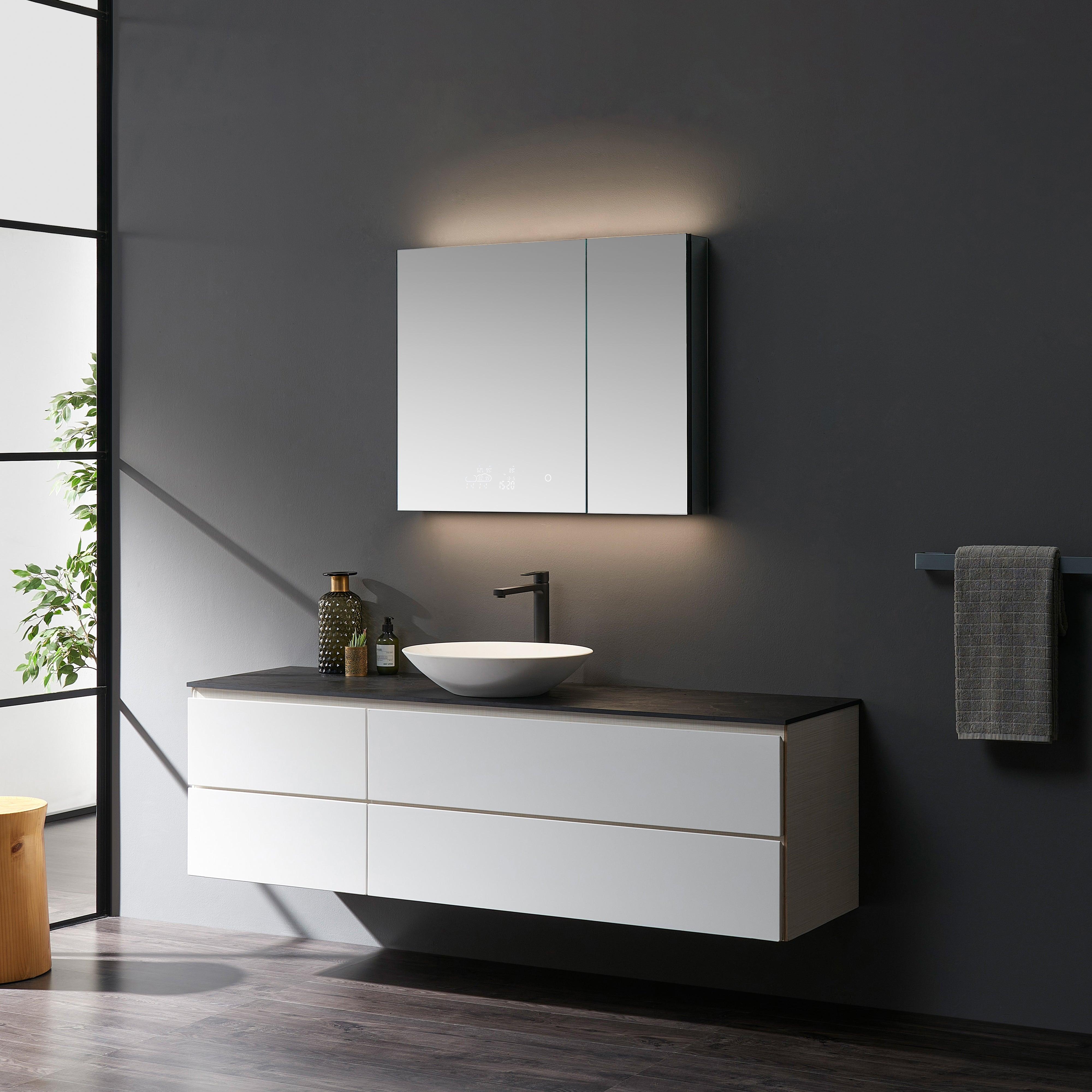 Savera LED Medicine Cabinet w/ Defogger in 8 Sizes