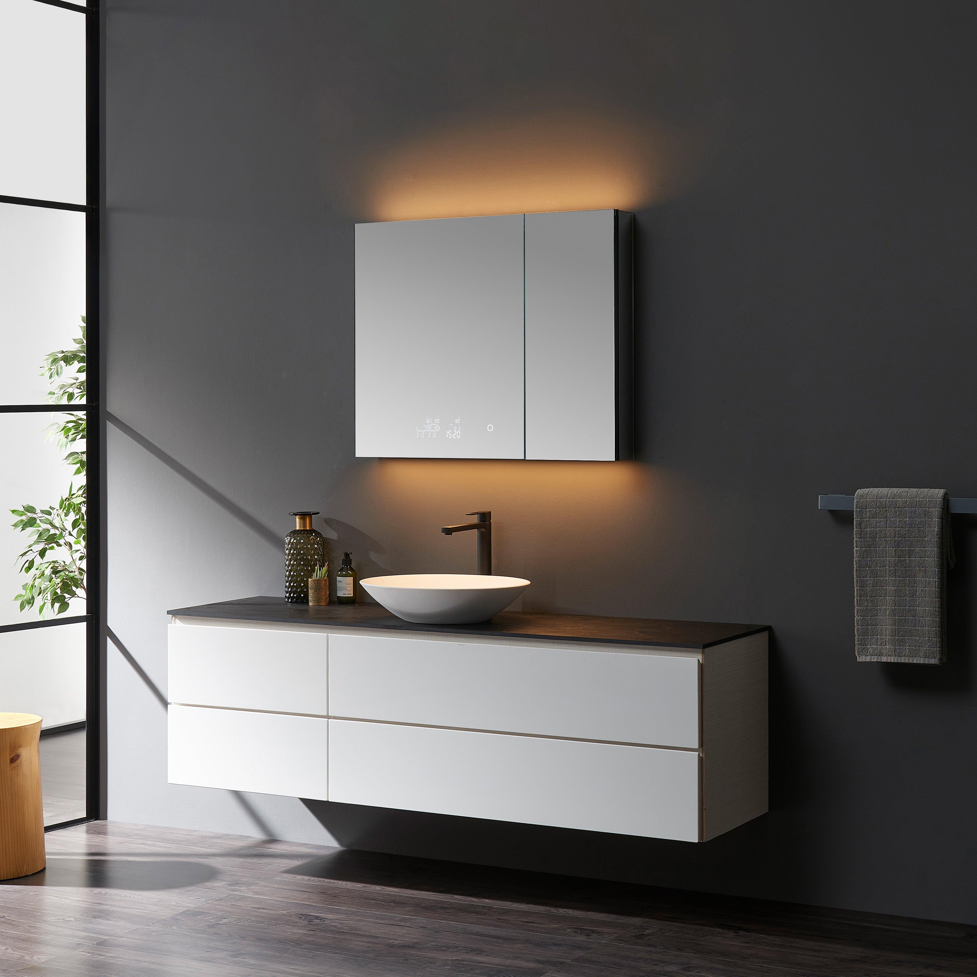 Savera LED Medicine Cabinet w/ Defogger in 8 Sizes