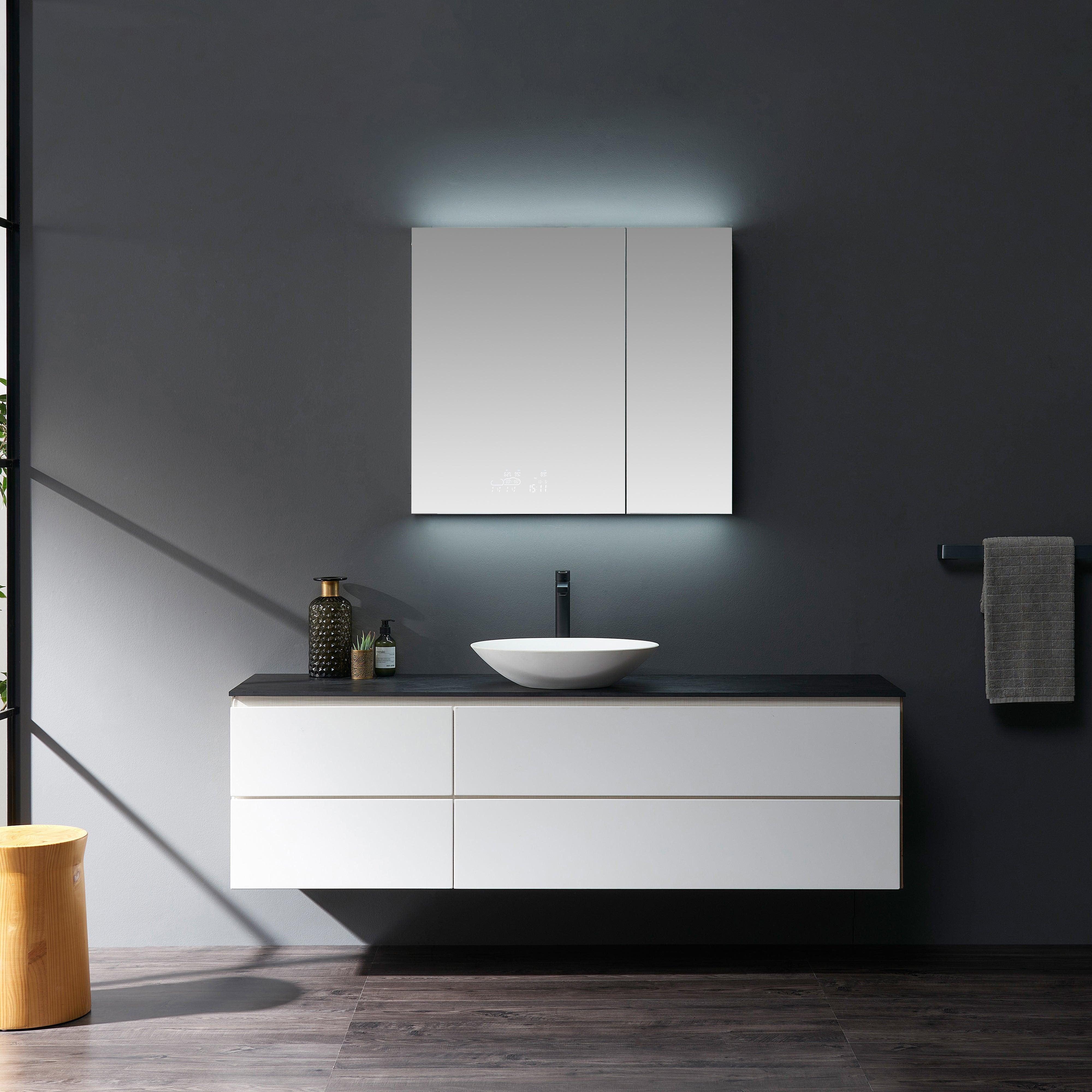 Savera LED Medicine Cabinet w/ Defogger in 8 Sizes