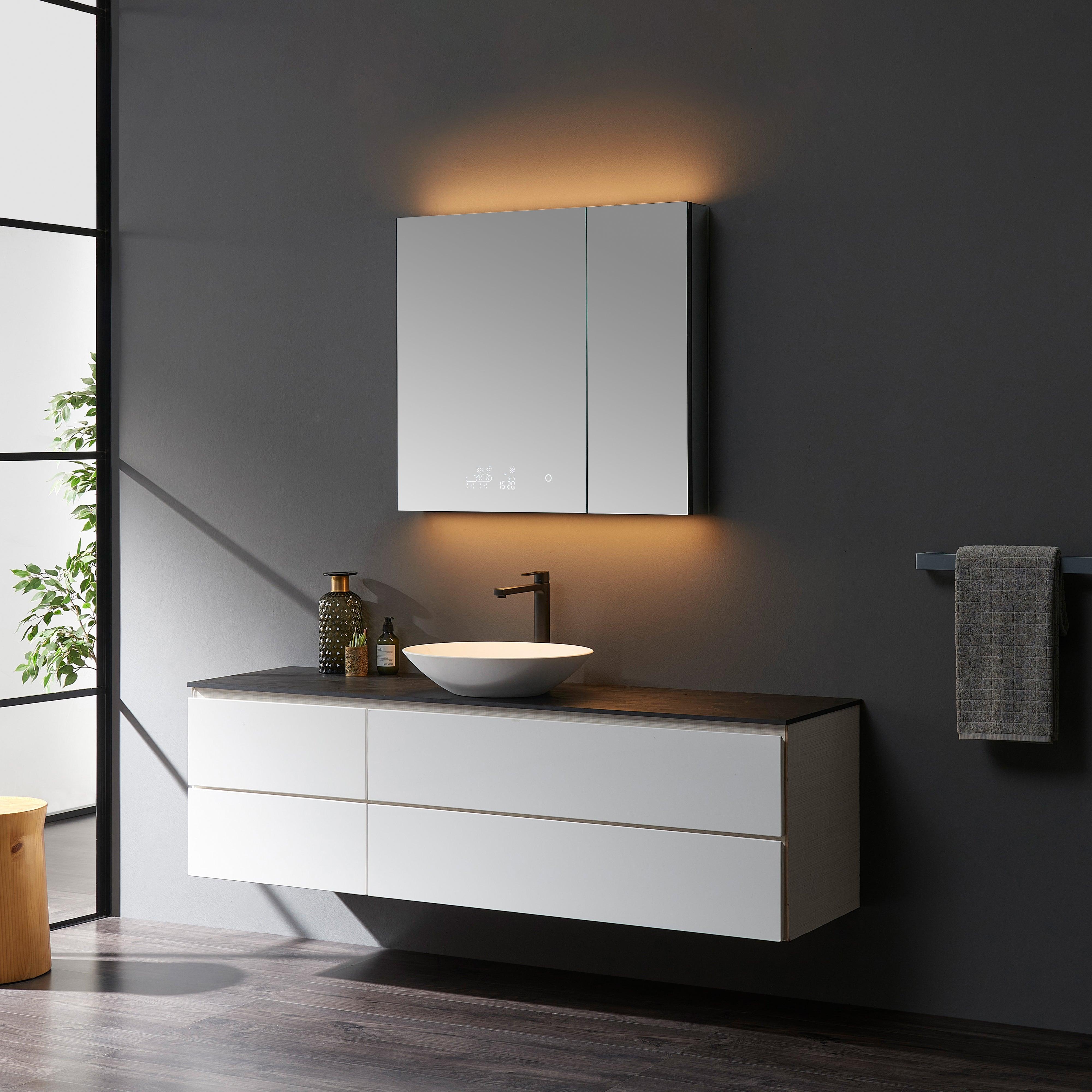 Savera LED Medicine Cabinet w/ Defogger in 8 Sizes