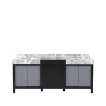 Load image into Gallery viewer, Zilara 80&quot; Double Vanity, Top, Sink with 30&quot; Frameless Mirrors, Faucet