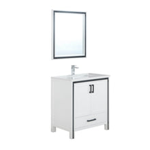 Load image into Gallery viewer, Ziva 30&quot; Single Vanity, Top, Sink, 28&quot; Mirror, Faucet