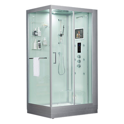 Maya Lucca Steam Shower 47" x 33" - White - Right