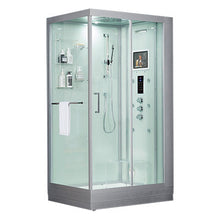 Load image into Gallery viewer, Maya Lucca Steam Shower 47&quot; x 33&quot; - White - Right