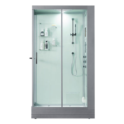 Maya Lucca Steam Shower 47" x 33" - White - Right