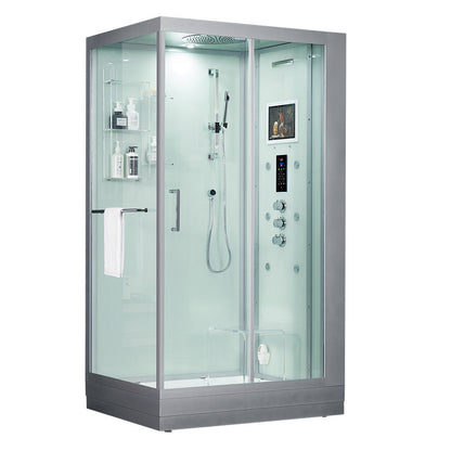 Maya Lucca Steam Shower 47" x 33" - White - Right