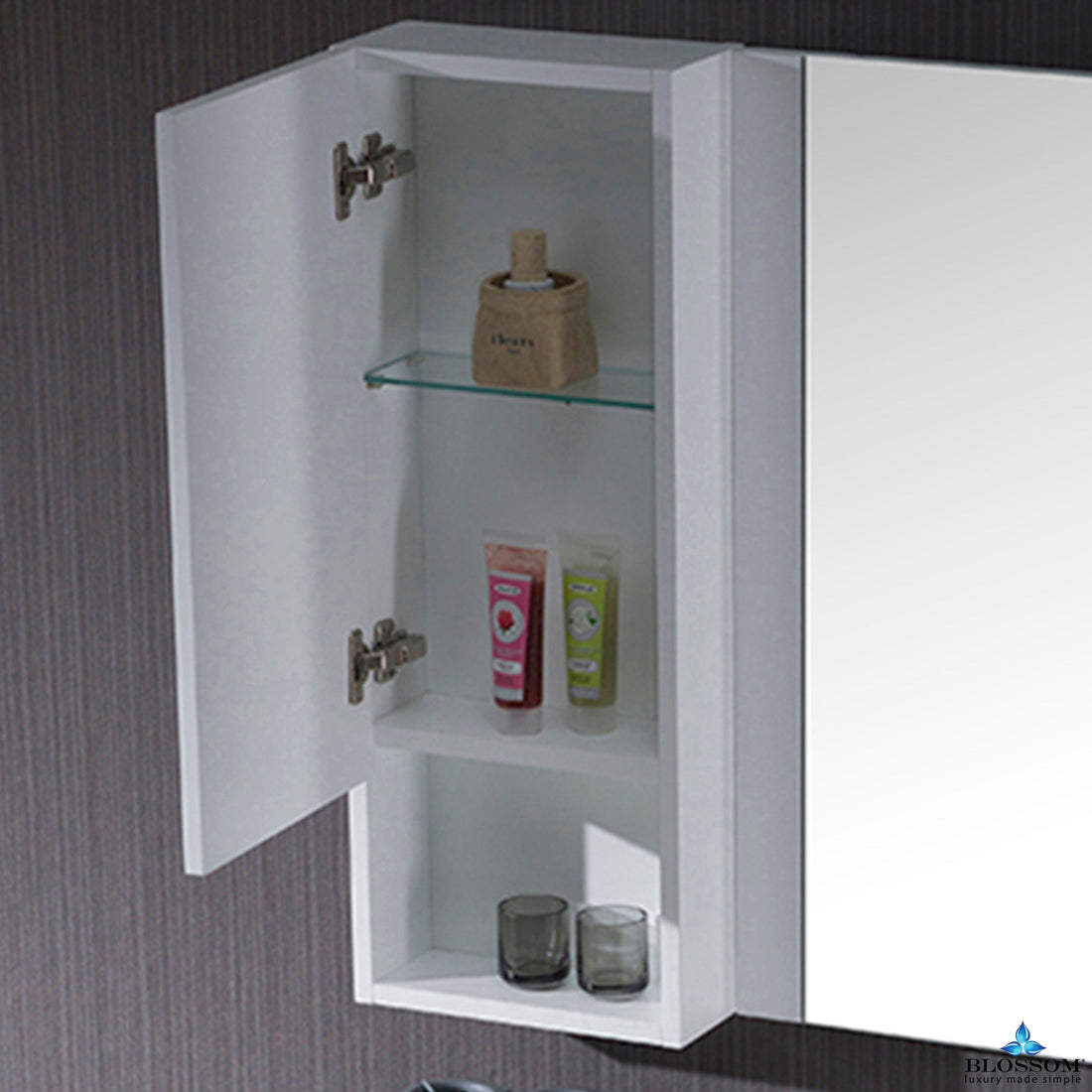 Blossom Monaco 12 Inch Medicine Wall Cabinet MC7000 12