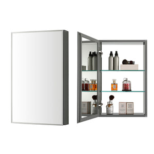 Aluminum Medicine Cabinet with Mirror – MC8 1526