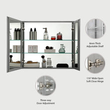 Load image into Gallery viewer, Blossom Aluminum Medicine Cabinet with Mirror – MC8 3026