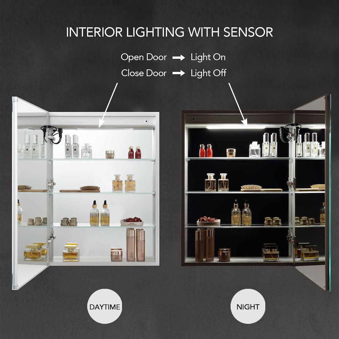 Blossom Vega – 24 Inches LED Medicine Cabinet MCL4 2432L/R