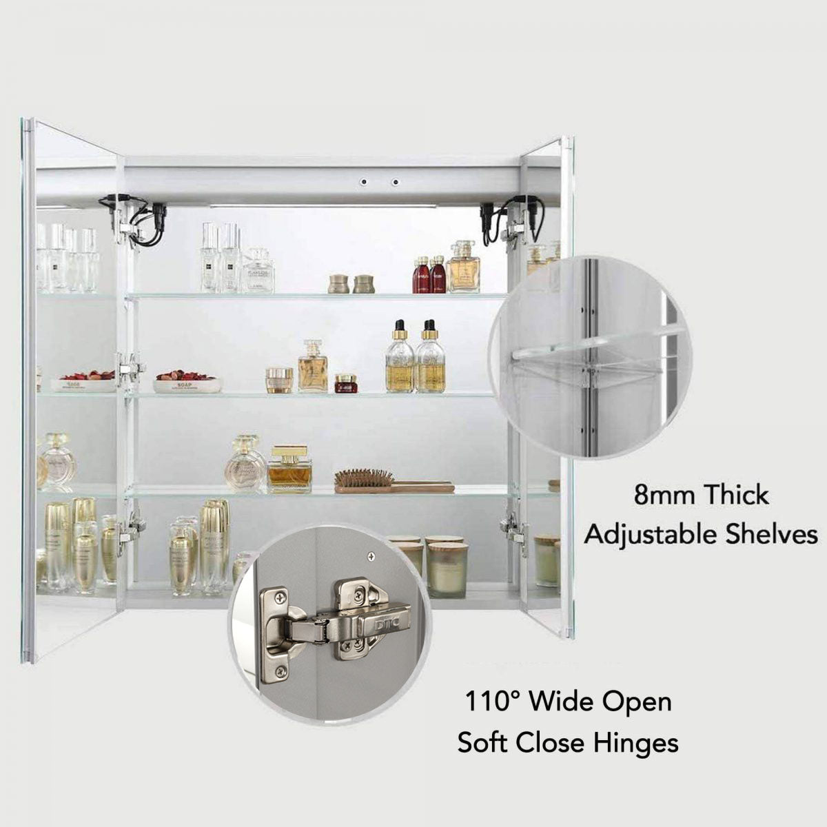 Blossom Vega – 30 Inches LED Medicine Cabinet MCL4 3032