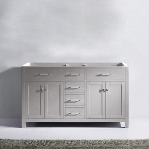MD-2060-CAB-CG Cashmere Gray Caroline 60" Double Cabinet Only 1