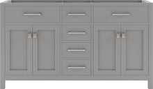 Load image into Gallery viewer, MD-2060-CAB-CG Cashmere Gray Caroline 60&quot; Double Cabinet Only