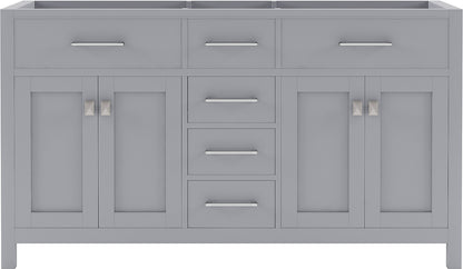 MD-2060-CAB-GR Gray Caroline 60" Double Cabinet Only