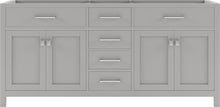 Load image into Gallery viewer, MD-2072-CAB-CG Cashmere Gray Caroline 72&quot; Double Cabinet Only