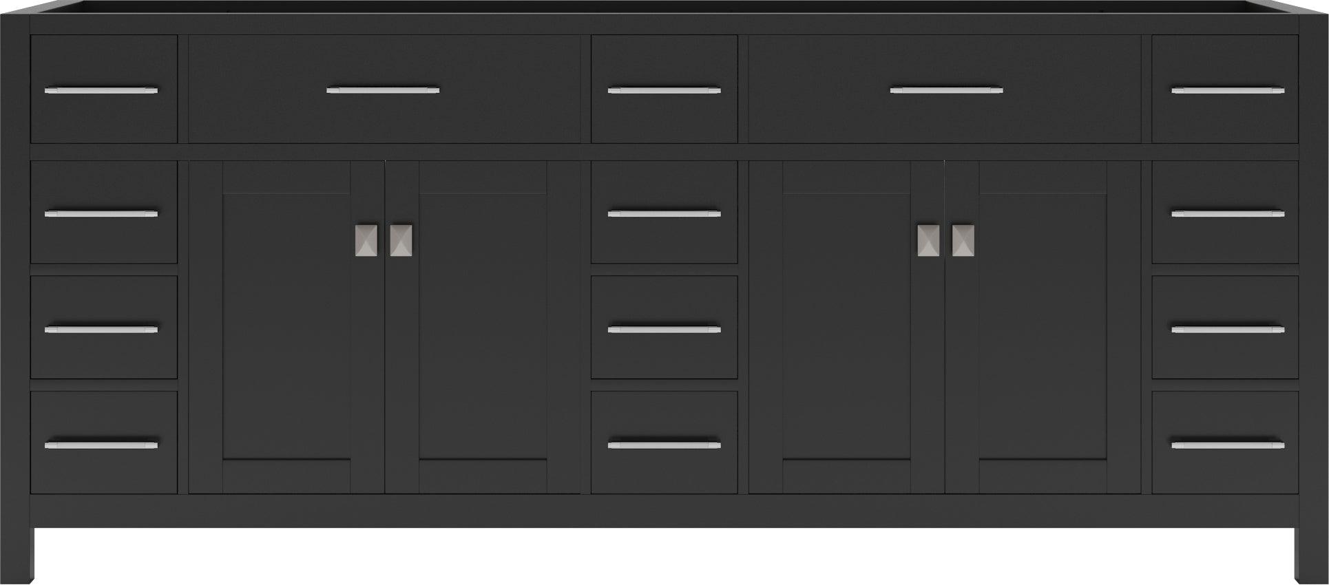 MD-2178-CAB-ES Espresso Caroline Parkway 78" Double Cabinet Only