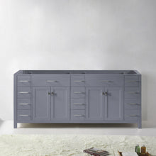 Load image into Gallery viewer, MD-2178-CAB-GR Gray Caroline Parkway 78&quot; Double Cabinet Only