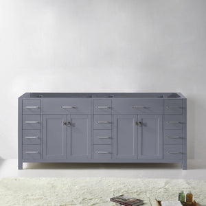 MD-2178-CAB-GR Gray Caroline Parkway 78" Double Cabinet Only