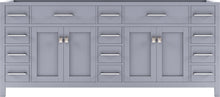 Load image into Gallery viewer, MD-2178-CAB-GR Gray Caroline Parkway 78&quot; Double Cabinet Only