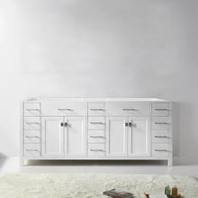 Load image into Gallery viewer, MD-2178-CAB-WH White Caroline Parkway 78&quot; Double Cabinet Only