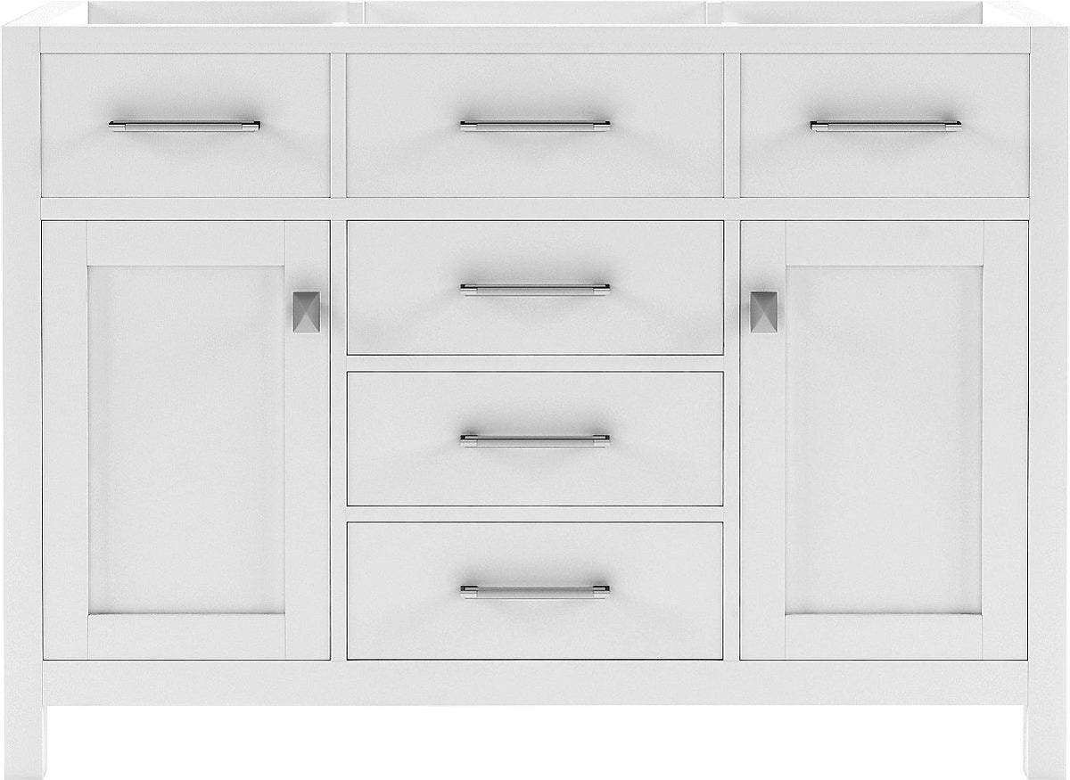 MS-2048-CAB-WH White Caroline 48" Single Cabinet Only