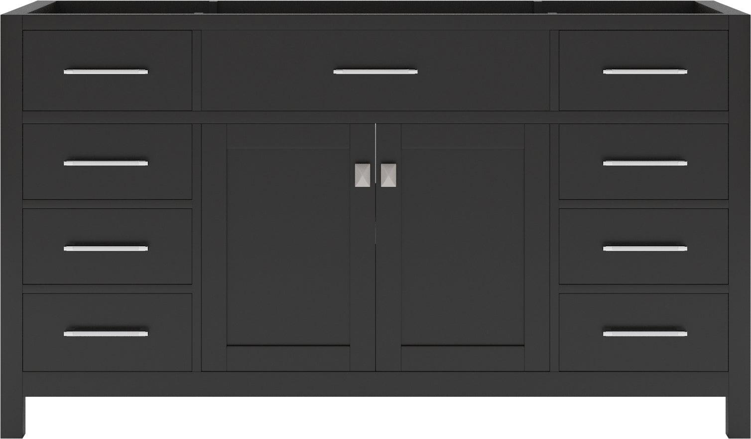 MS-2060-CAB-ES Espresso Caroline 60" Single Cabinet Only