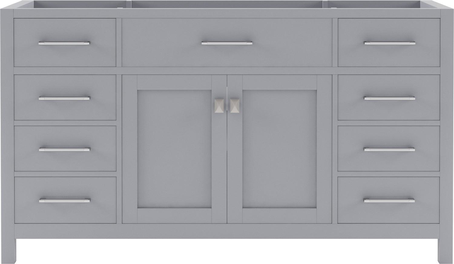 MS-2060-CAB-GR Gray Caroline 60" Single Cabinet Only
