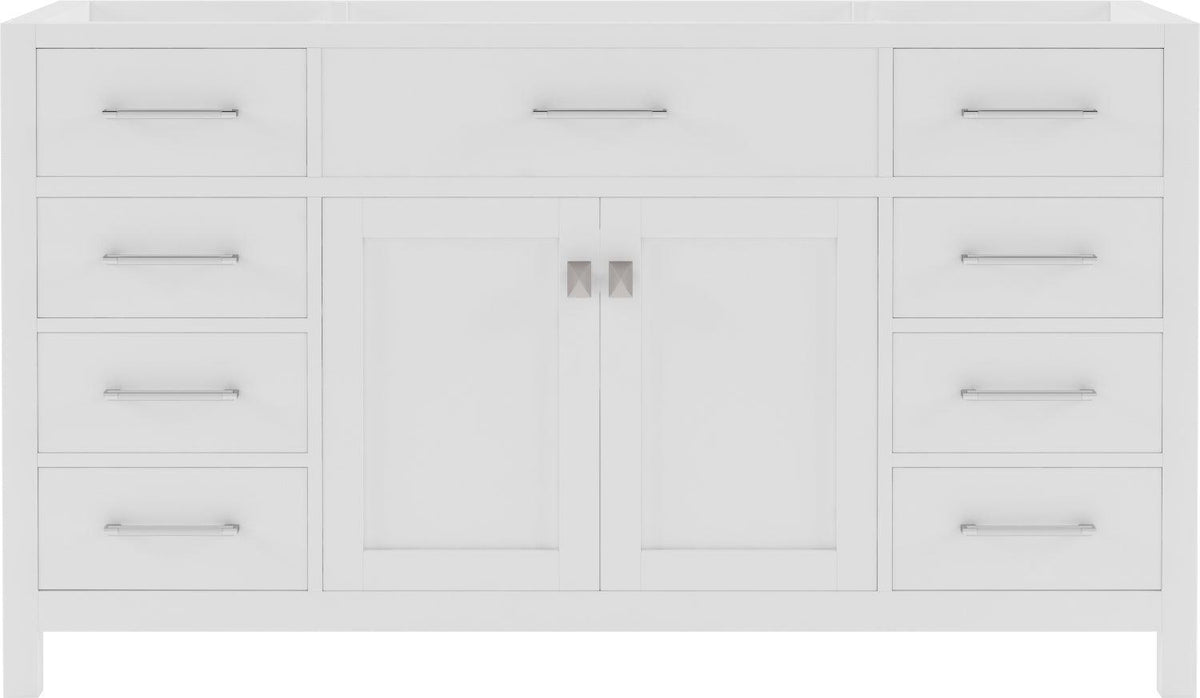 MS-2060-CAB-WH White Caroline 60" Single Cabinet Only