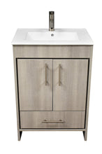 Load image into Gallery viewer, Volpa USA Pacific 24&quot; Modern Soft Weathered Grey Bathroom Vanity MTD-3124WG-14 FNB