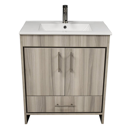 Volpa USA Pacific 36" Ash Grey Bath Vanity  MTD-3136AGFront-No-Background