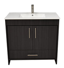 Load image into Gallery viewer, Volpa USA Pacific 36&quot; Black ASH Bath Vanity MTD-3136BAFront-No-Background