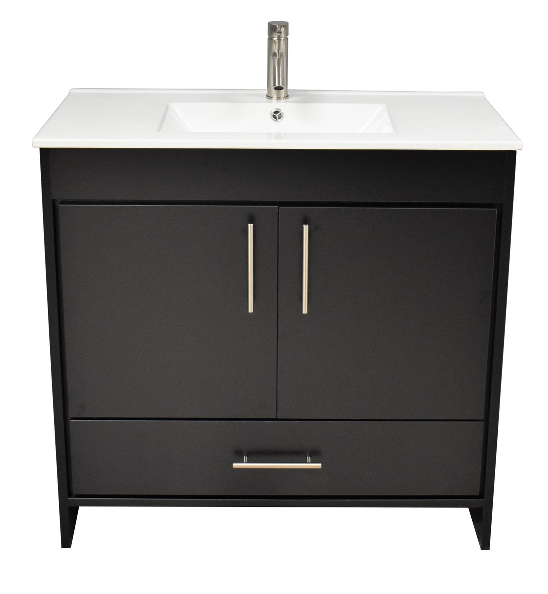 Volpa USA Pacific 36" Ash Grey Bath Vanity  MTD-3136AGFront-No-Background
