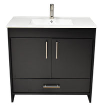 Load image into Gallery viewer, Volpa USA Pacific 36&quot; Navy Bath Vanity MTD-3136BKFront-No-Background