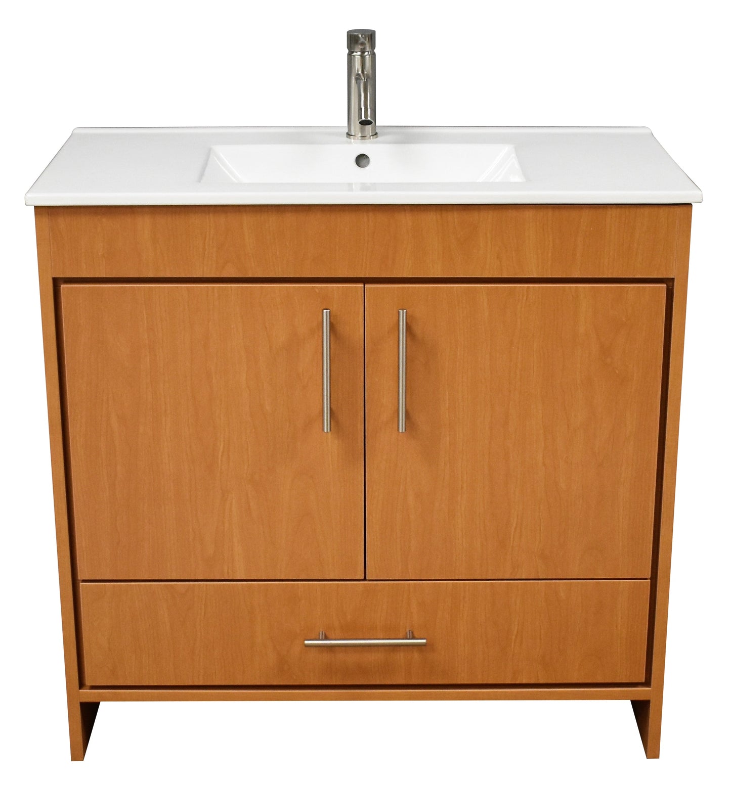 Volpa USA Pacific 36" Honey Maple Bath Vanity  MTD-3136HMFront-No-Background