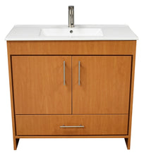 Load image into Gallery viewer, Volpa USA Pacific 36&quot; Honey Maple Bath Vanity  MTD-3136HMFront-No-Background