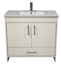 Load image into Gallery viewer, Volpa USA Pacific 36&quot; White  Bath Vanity  MTD-3136WFront-No-Background