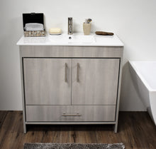 Load image into Gallery viewer, Volpa USA Pacific 36&quot; Bath Vanity Weathered Grey MTD-3136WG-14_front