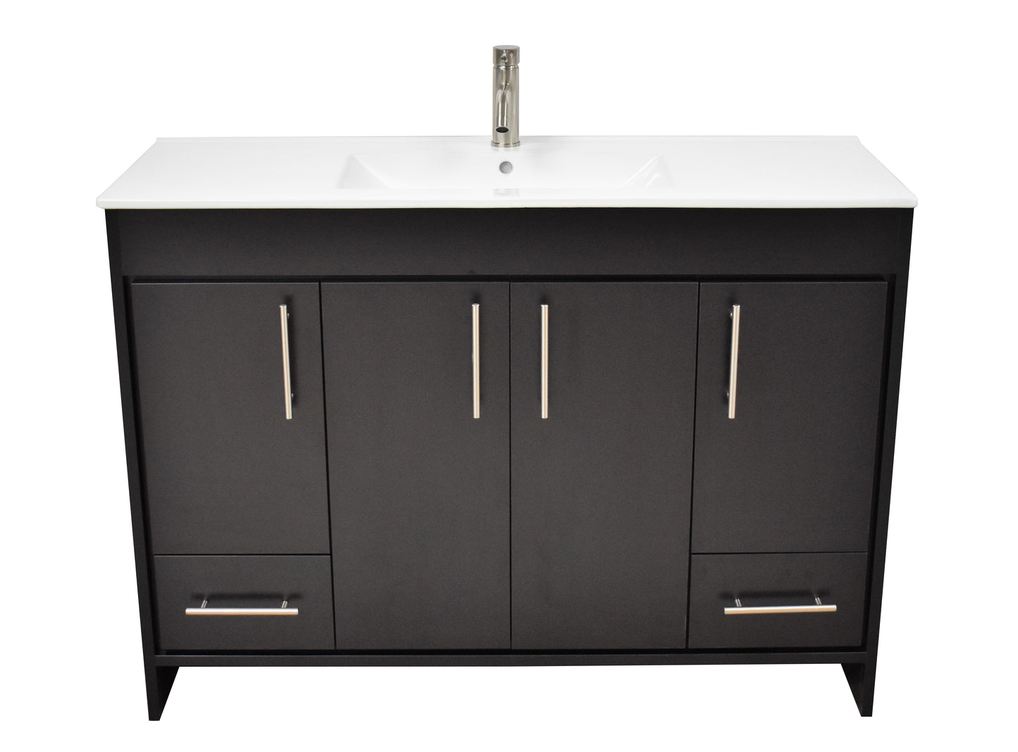 Pacific 48" Black Vanity MTD-3148BK-14Front1