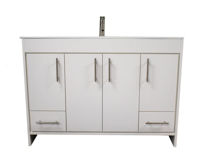 Pacific 48" White Vanity MTD-3148W-14Front1