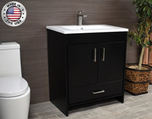 Load image into Gallery viewer, Rio 24&quot; Vanity Black MTD-324BK-3angle