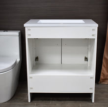 Load image into Gallery viewer, Rio 24&quot; Vanity White MTD-324W-3back