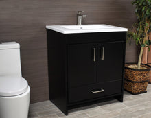 Load image into Gallery viewer, Rio 30&quot; Black Vanity MTD-330BK-3angle1