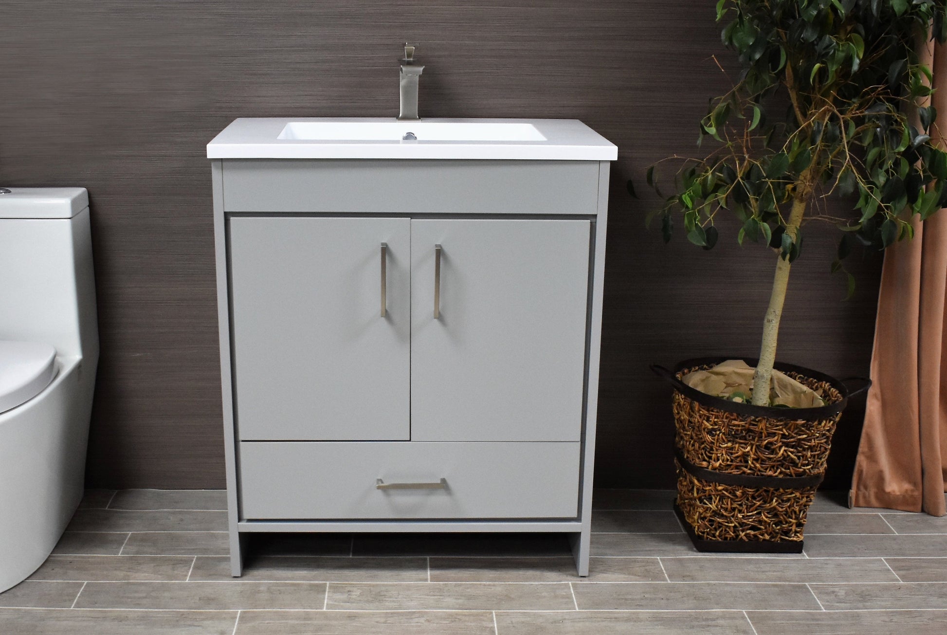 Rio 30" Grey Vanity MTD-330G-3front