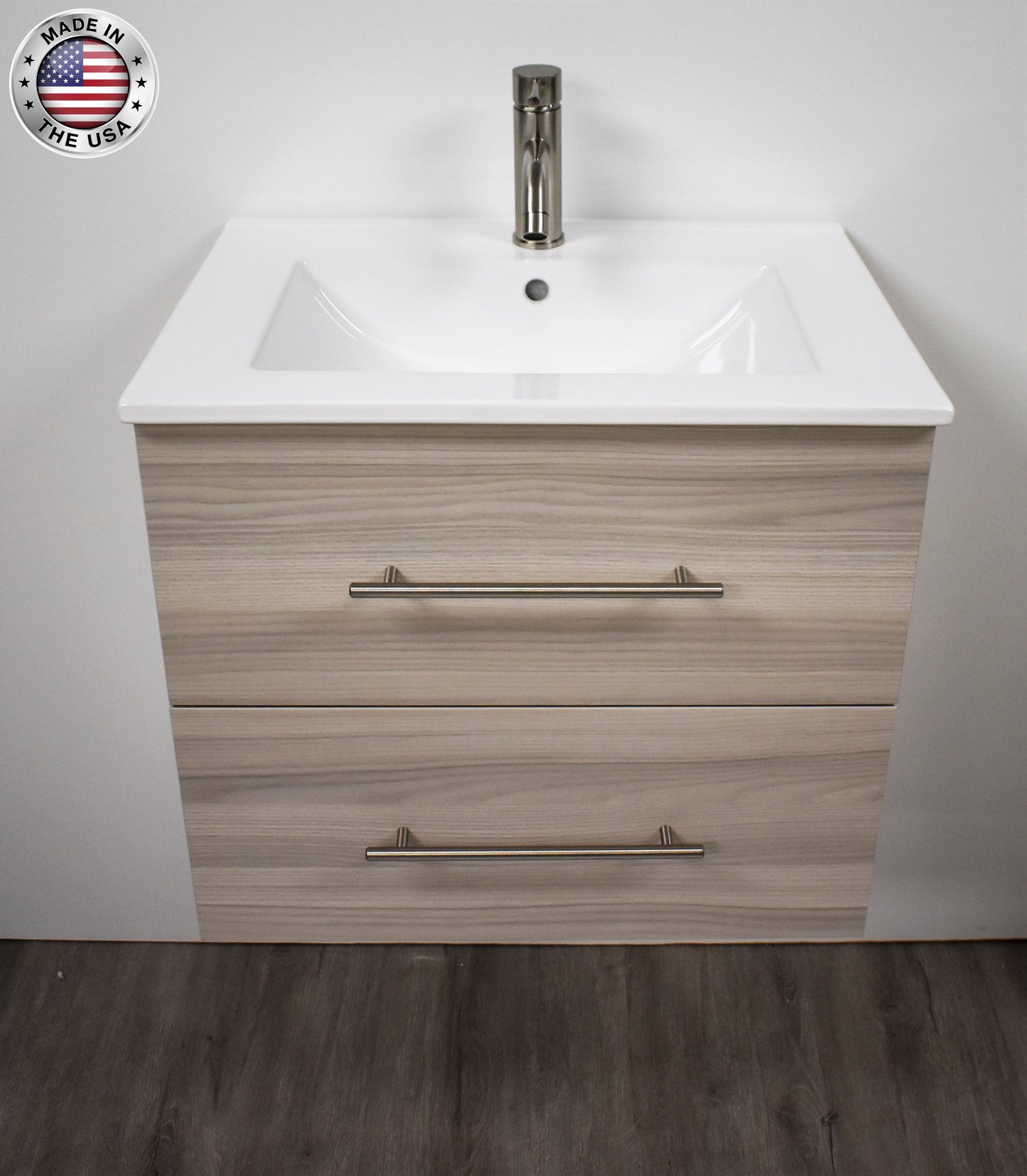 Volpa USA Napa 24" Modern Wall-Mounted Bath Vanity MTD-3324-1