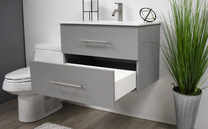 Volpa USA Napa 24" Modern Wall-Mounted Bath Vanity MTD-3324-1