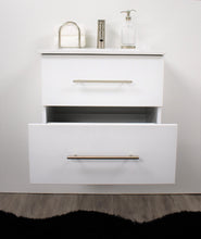 Load image into Gallery viewer, Napa 24&quot; glossy white vanity MTD-3324GW-1FrontBottomDrawer